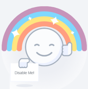 disable rainbow man